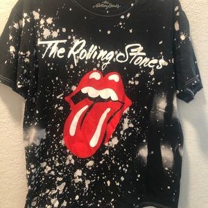 Rolling Stone classic logo lips graphic T-shirt